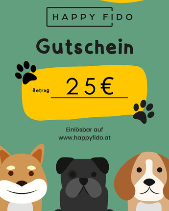 Happy Fido Geschenkgutschein
