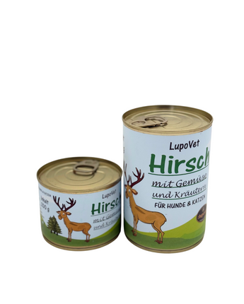 LupoVet Hirsch mit Gemüse