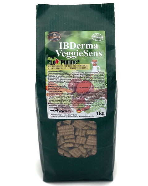 IBDerma VeggieSens - Trockenfutter mit Erbse und Slupine  Happy Fido  Handels GmbH