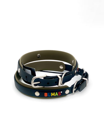 BUMAS Halsband Schwarz & Olive