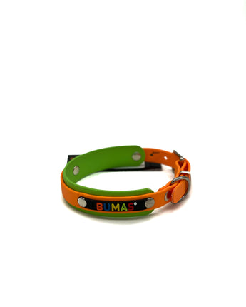 BUMAS Halsband Kiwi & Mandarine